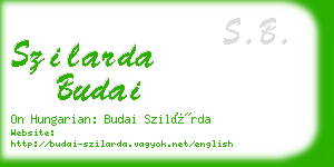 szilarda budai business card